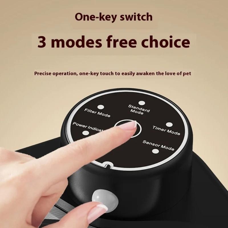 Intelligent Sensing Dog Water Dispenser With ABS Construction And Antislip Design 2.8L Capacity Water Fountain for Pet