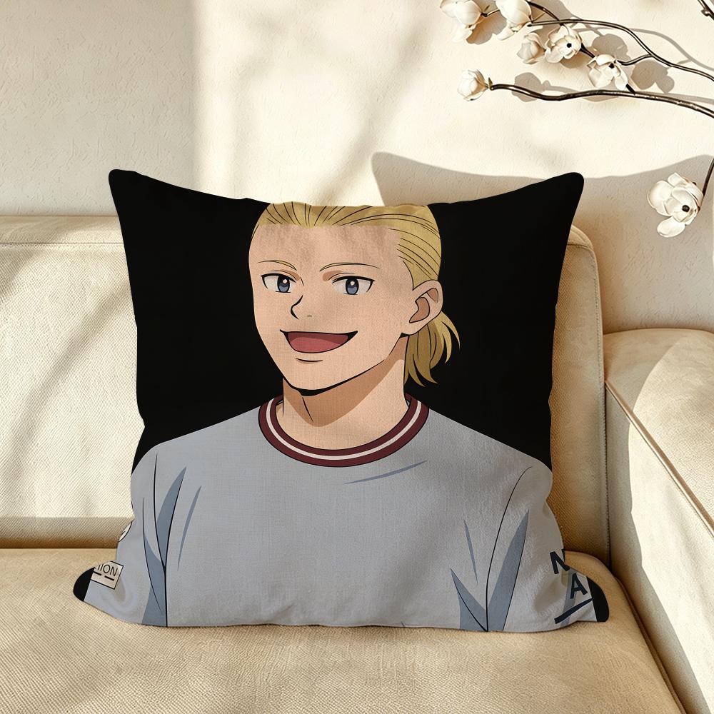 Sport EErling HHaaland Cushion Cover Pillow Case Antidustmite Pillowcase Silky Short Plush Sofa Cushion Cover hot