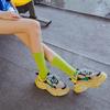 New Arrival Retro Women Lady Cotton Loose Socks Winter In Tube Korean Designer Christmas Socks