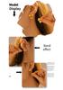 Gold-Plated Stainless Steel Heart Bow Pleated Stud Earrings with Zircon Glass