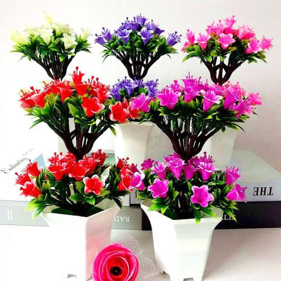 

1 шт. искусственная лилия Casa Blanca цветок свадьба домашний стол декор бонсай