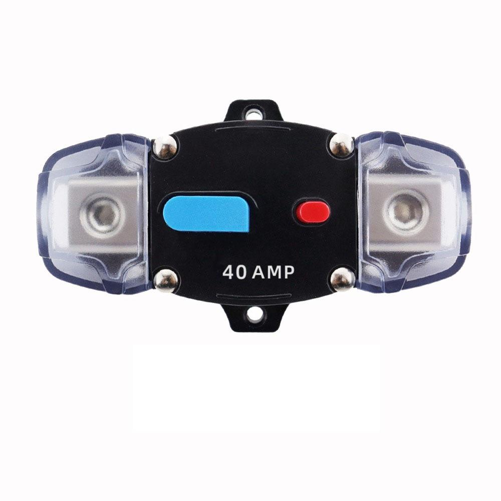 Zinc Zinc Alloy Material Audio Inline Fuse Block Holders Short Circuit Protection Circuit Breaker RV