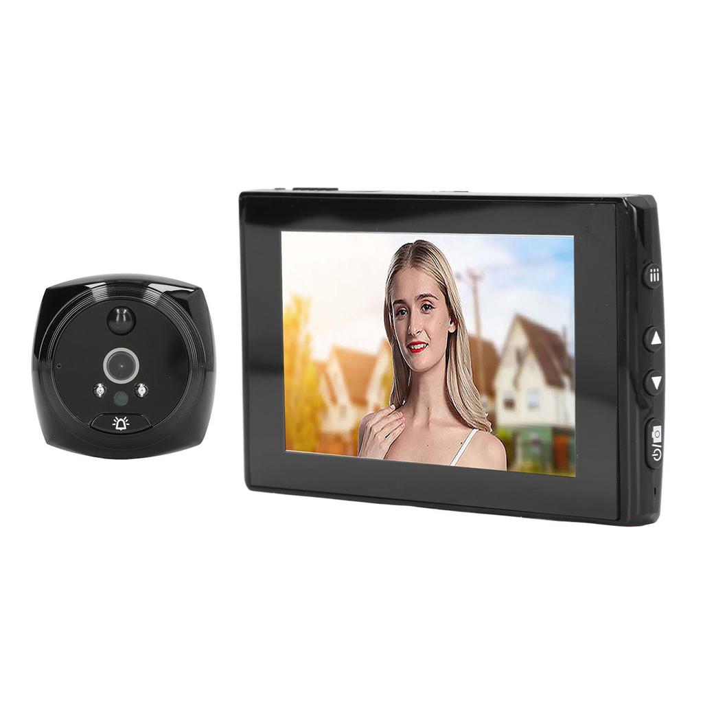 Video Door Viewer 4.5 Inch HD Night Vision Smart Digital Video Camera Doorbell Peephole Viewer