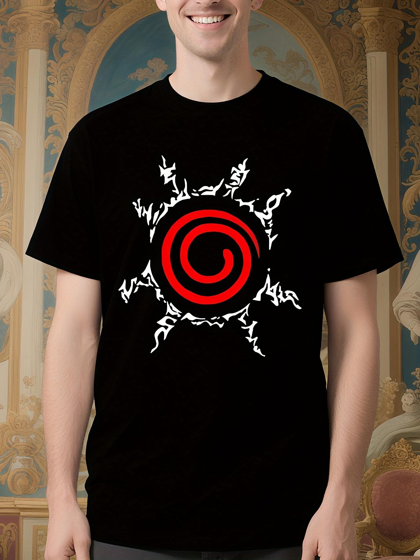 100% Cotton Cartoon Graphic Print Tshirt - Black with Red... XL