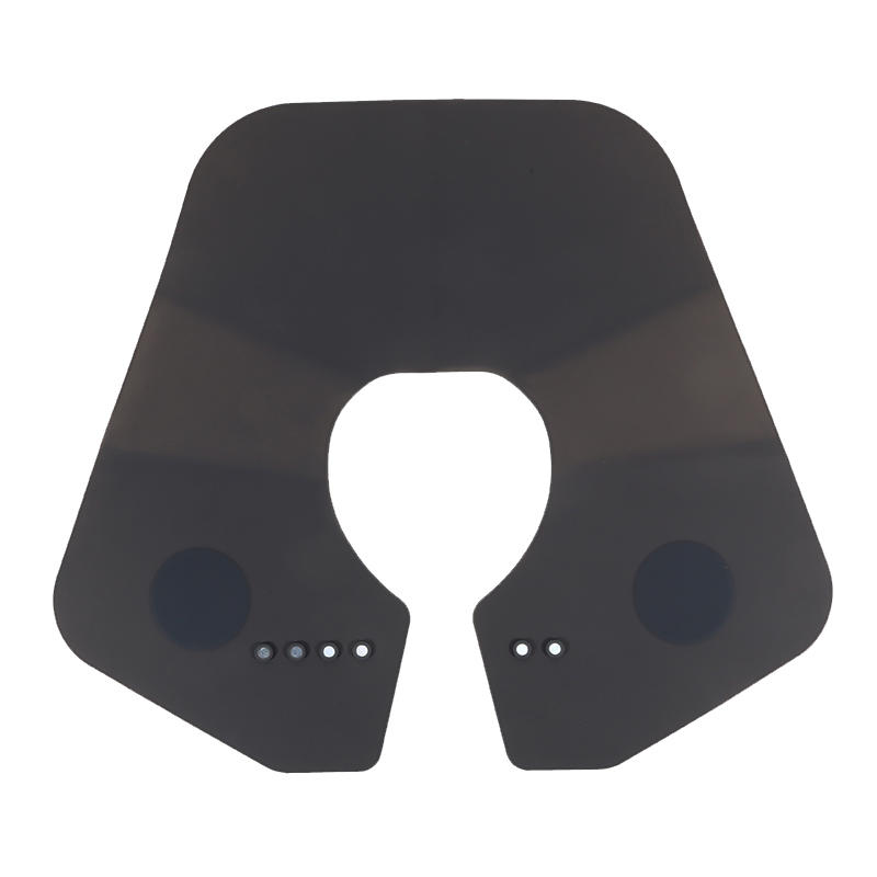 Silicone Salon Hair Cutting Collar Waterproof Hair Dye Shawl Reusable Hairdressing Neck Wrap for Hair Dye Perm and Shampoo