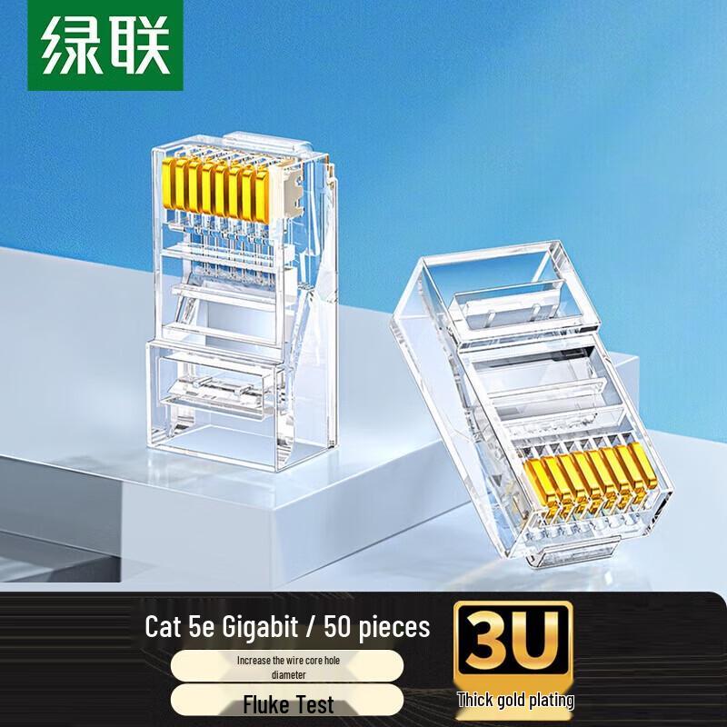 

Ugreen Cat5e RJ45 Network Connectors (50-Pack)