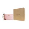 Coach Reißverschluss Faux-Leder Clutch Damen Clutch Staubiges Rosa CEF72-IMPO
