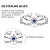 Rings Authentic Original Copper Metal Rings Blue Bow Zircon Adjustable Open Double Layer Rings Designed For Women Man High Quality Fine Jewelry