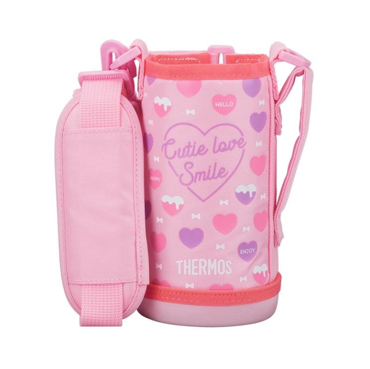 

Thermos Replacement Bottle with Handy Pouch in Pink White 2-Way FJJ-601WF (PKW)
