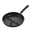 Egg Burger Pan: 4-Hole Breakfast & Steak Die-Cast Fry Pan