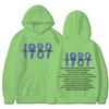 Taylor Ers r 0 Ccert Crewc Swift 1989 Unisex hettegenser med hette for kvinner