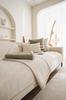 Mat, Blanket, Cover For Sofa Sofa 90X160 Cm, Cream, Golden Edge