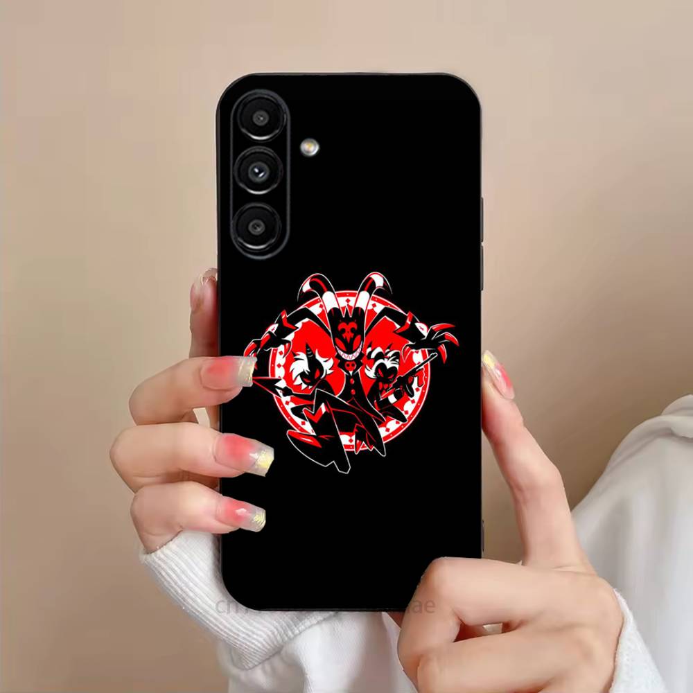 

H-Helluva B-Boss Phone Case For Samsung S25,24,23,22,21,S20,Ultra,Plus,FE Black Soft Cover SamsungS21ULTRA
