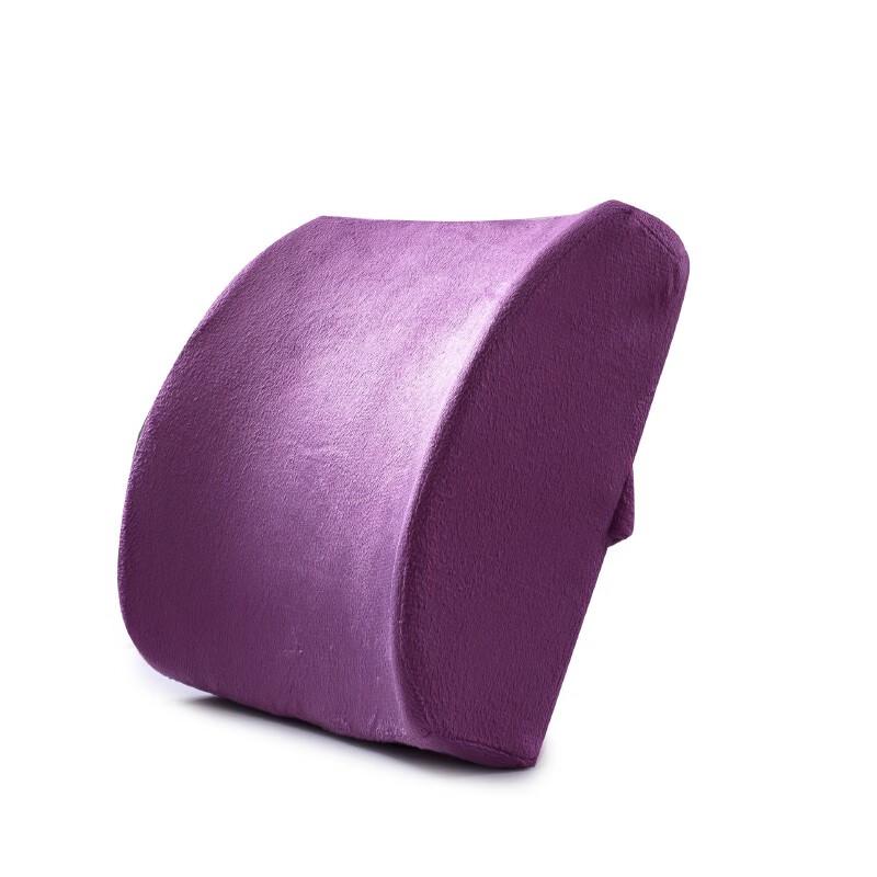 Tri-polar Memory Foam Car Lumbar Support Pillow