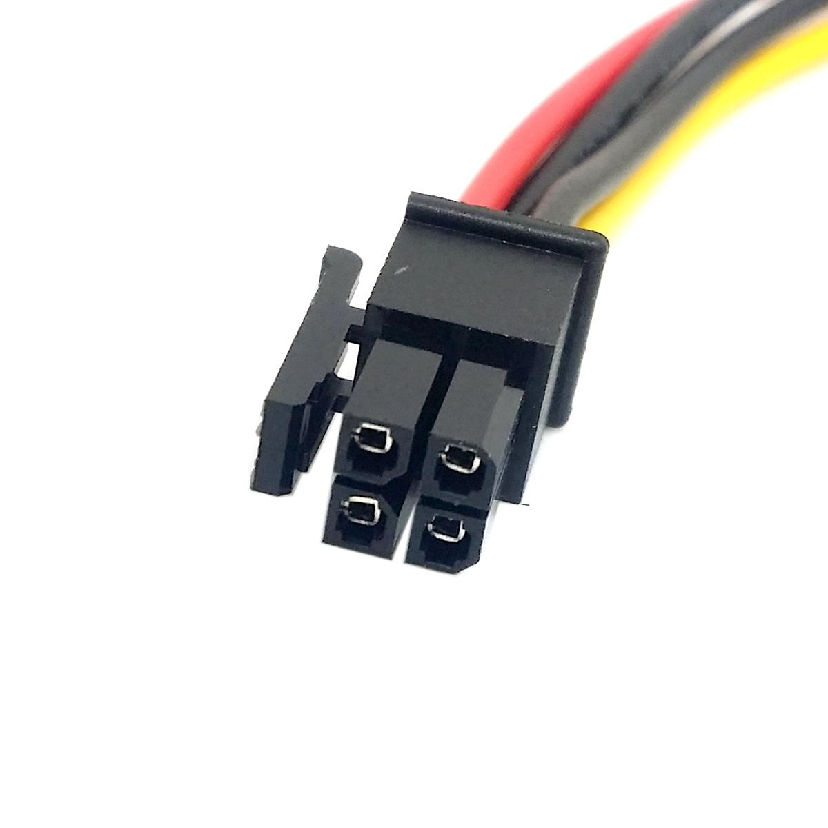 

Кабель живлення CY PW-071-0.6M ATX Molex Micro Fit, 4-контактний, чоловічий-чоловічий As Shown A