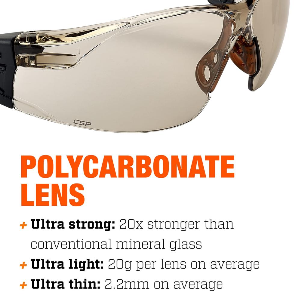 BOLLE SAFETY RUSH BSSI Matte Black CSP LENS +