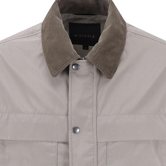 Gio Giorgio Men's Corduroy Color Block Collar Jumper