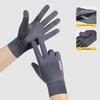 Men's Breathable Fingerless UV-Protection Gloves for Cycling, Fishing, and Driving