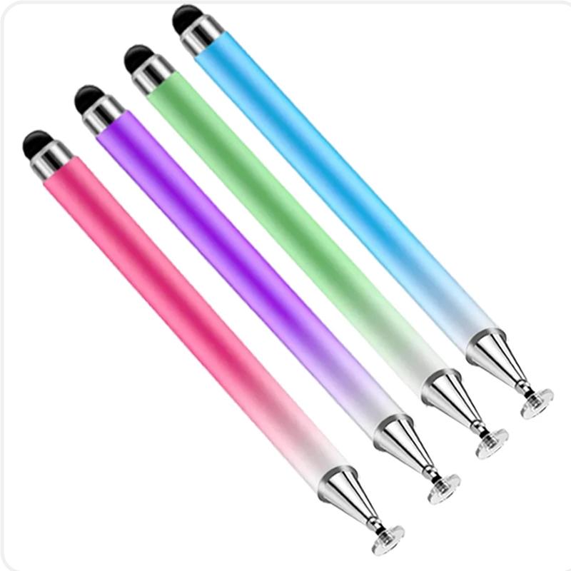 Universal Stylus Pen 2 in 1 for IPad Tablet Phone Drawing Painting High Precision Disc Tip Silicone Touch Screen Pen Accessories