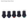 10pcs 12mm Self-Lock Momentary Pushbutton Switches DS-428/427 OFF-ON 3A/125VAC 1.5A/250VAC 12mm Diameter Electrical Components