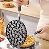 19/37 Holes Plum Blossom Cake Mold Long Handle Egg Waffler Iron  Baking Accessories