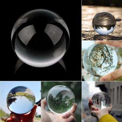 60mm Klare Glaskristallkugel Heilkugel Foto-Requisiten Geschenke Neue Künstliche Kristallkugeln Für Heim- Hochzeitsdekoration