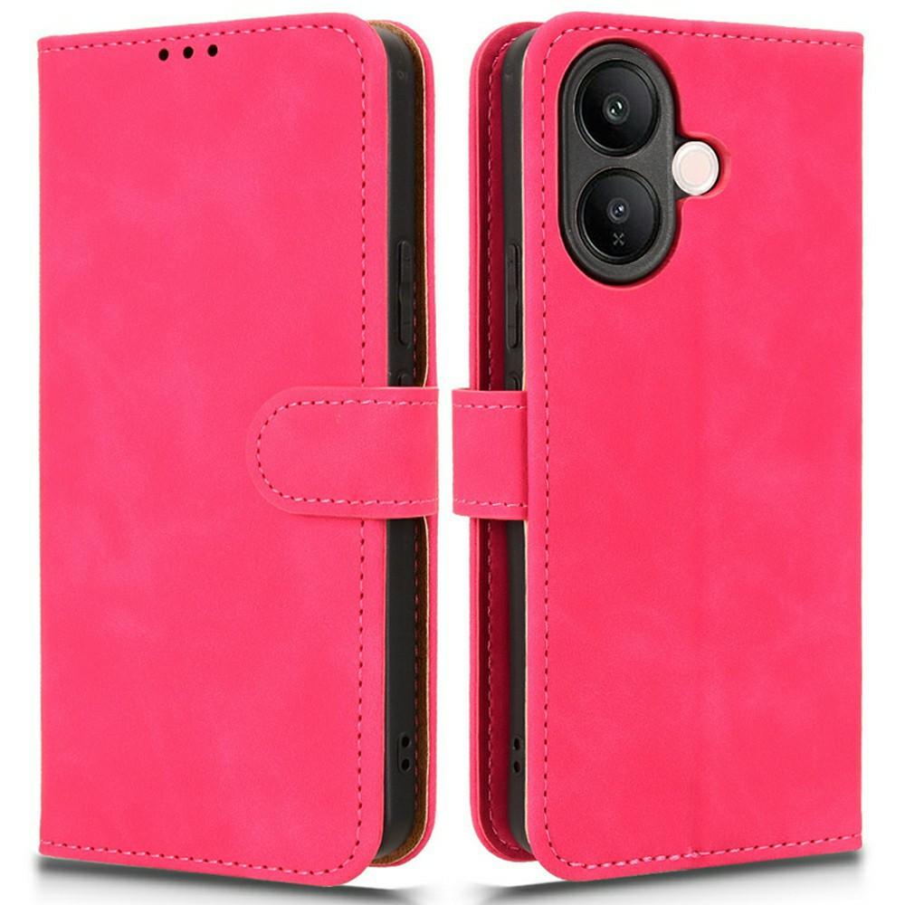 For vivo V60 Lite 4G/5G Leather Case Skin Feel Anti Drop Wallet Flip Phone Cover