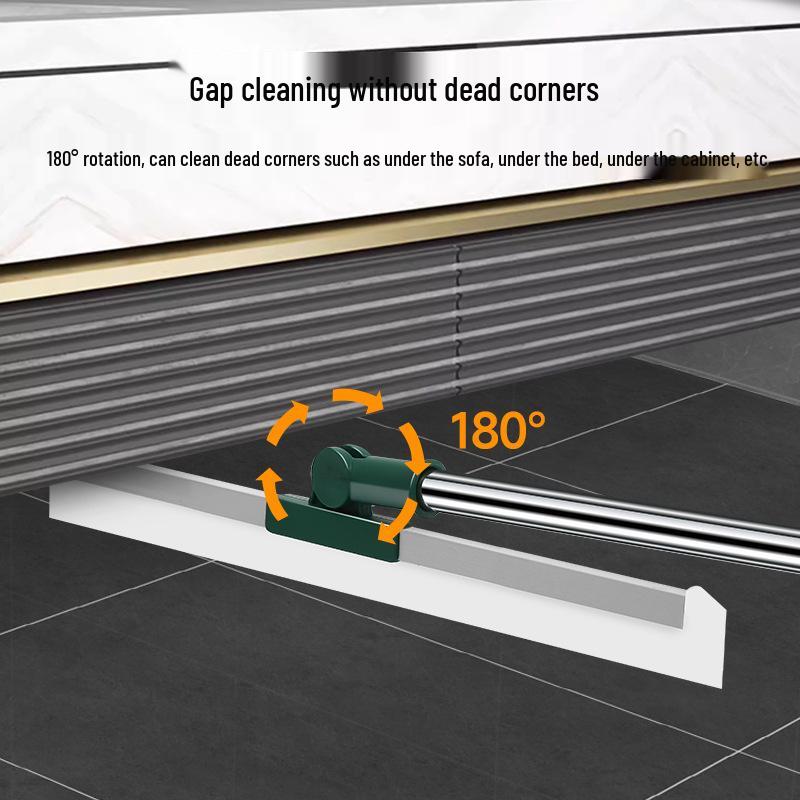 Telescopic Magic Broom: Floor & Glass Squeegee for Water, Hair, and Bathroom Cleaning