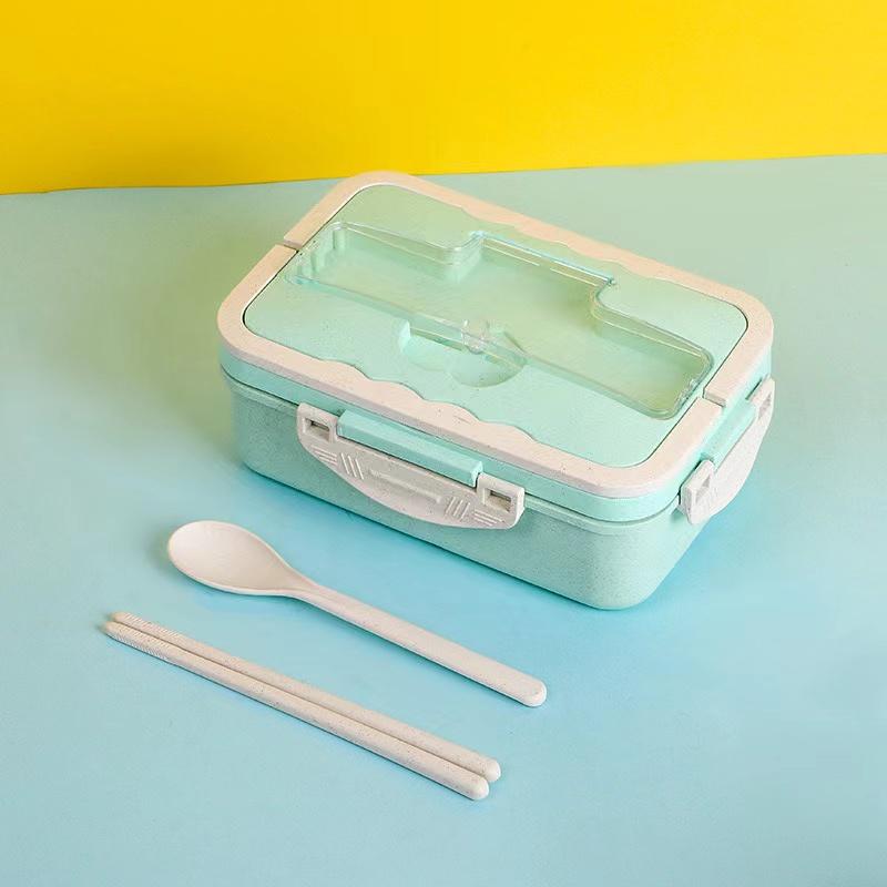 Bento Box Adult Lunch Box Containers Microwave Dishwasher Safe with 3 Compartment Leakproof Reusable Salad Snackle Box