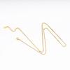 Non-fading Versatile Square Box Chain Men's Furnace Vacuum 18K Titanium Steel Necklace Simple Clavicle Chain Women's