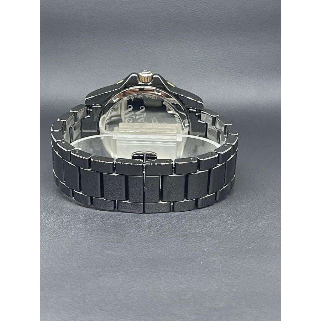 Used Vivienne Westwood Watch Black Ceramic VV048 Excellent Condition