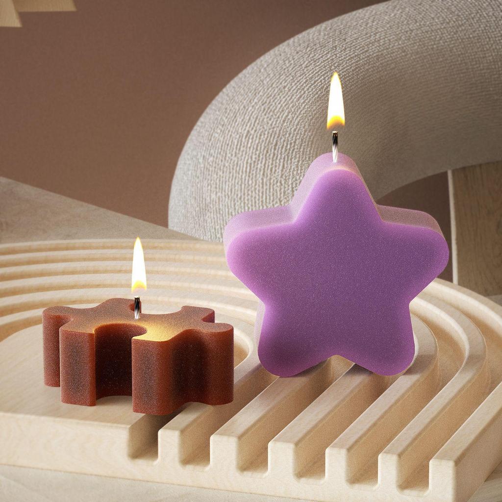 DIY Silicone Mold for Epoxy: Oval, Bone, Puzzle, Star, Square, Rectangular, Candle, Stone, Soap, Diffuser