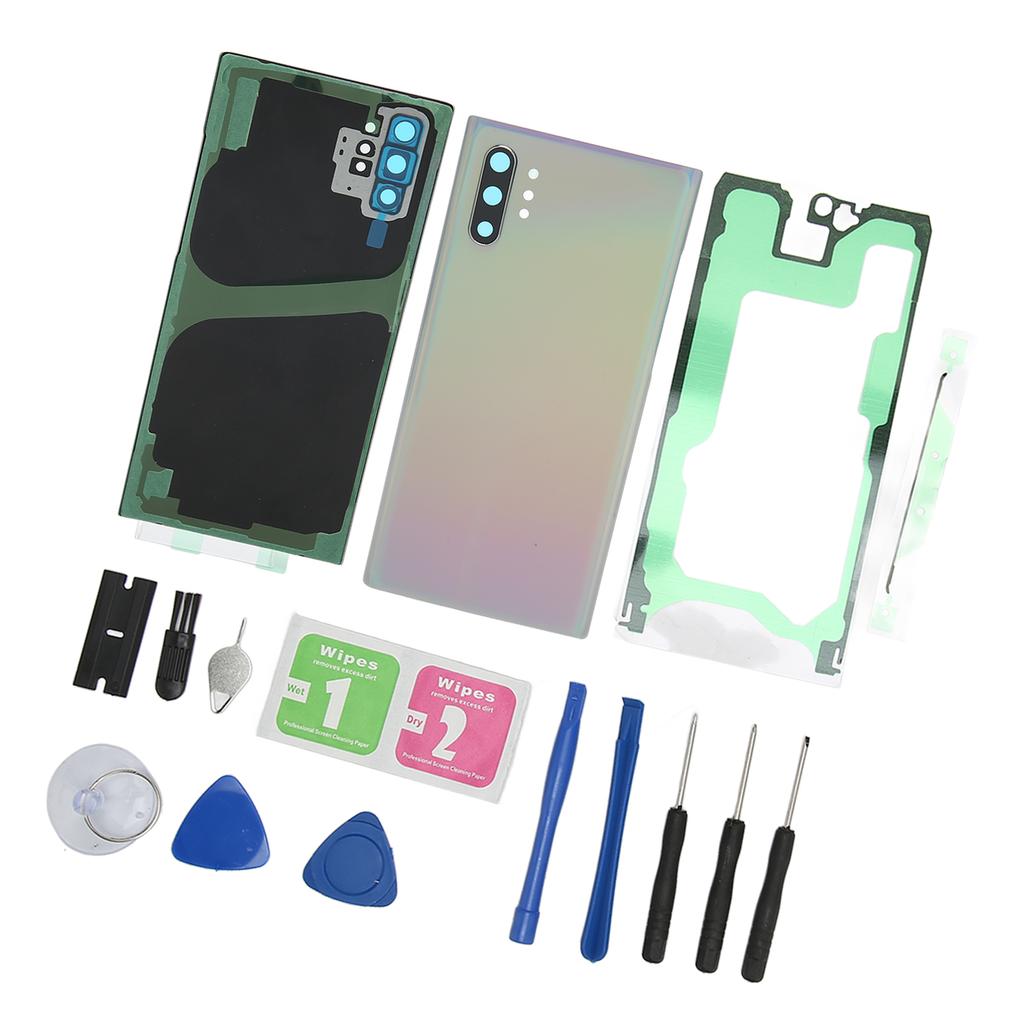 Rear Glass Cover Replacement Perfect Fit Front Outer Glass Screen Cover for Samsung Galaxy Note 10 Plus Colorful