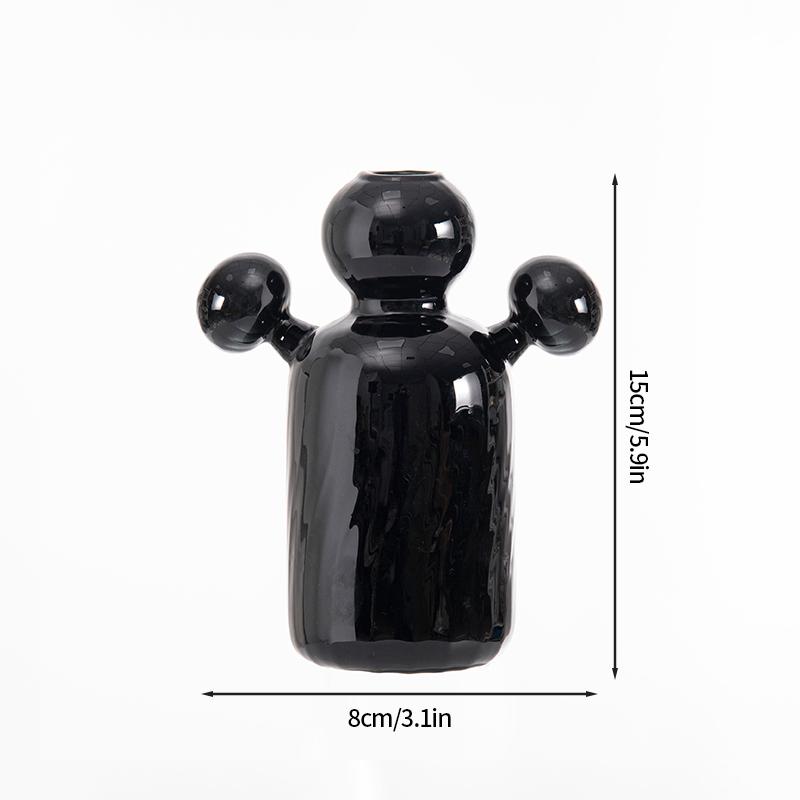 Kreative Kaktus-Glasvase, Aromatherapie-Flasche, nordische Vasen, Hydrokultur-Blumentopf, einfache kleine Vase für den Schreibtisch, Heimdekoration