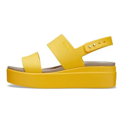 Brooklyn Plateau-Sandalen Damen Sandalen Gelb 206453-70U