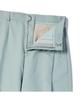 BEYOND CLOSET [Collection Line] Archive Double Face Fabric Stitch Detail Cotton Pants Sky Blue