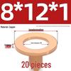 National Standard Red Copper Gasket Seal Ring and Flat Washer M3-M60mm for Marine Instruments