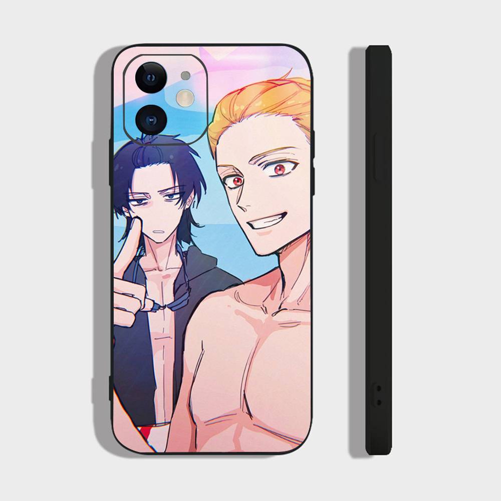 

Anime B-Buddy Daddies Phone Case For IPhone 17 Air 16 15 14 13 Pro Max 11 12 Black Silicone Cover IPHONE 15PRO