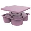 Cylinder Ice Cube Maker with Lid Ice Making Tray Silicone Circle Ice Maker for Cup 14oz 20oz 30oz 40oz