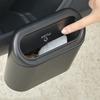 Multifunction Car Trash Bin Can Push Type Hanging Vehicle Garbage Dust Case Storage Box Square CarInterior Universal Accessories
