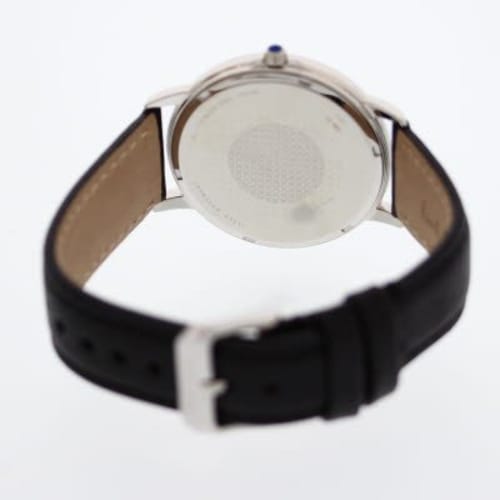 PAUL SMITH Men's Quartz Analog Watch with Three Hands, Leather and Stainless Steel, Available in Black, Silver, and Red, P10057. A perfect gift for Fa