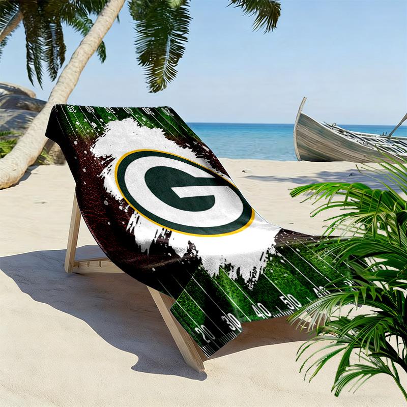 Telo Mare Stampa Green Bay Packers, Grande Morbido Asciugatura Rapida per Spiaggia Campeggio Nuoto