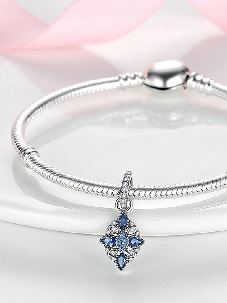 Blue Ocean Devil Fish Moon Stars Beads Charm Copper Plated Fit Charms Copperoriginal Bracelet For Jewelry Making Diy Charm