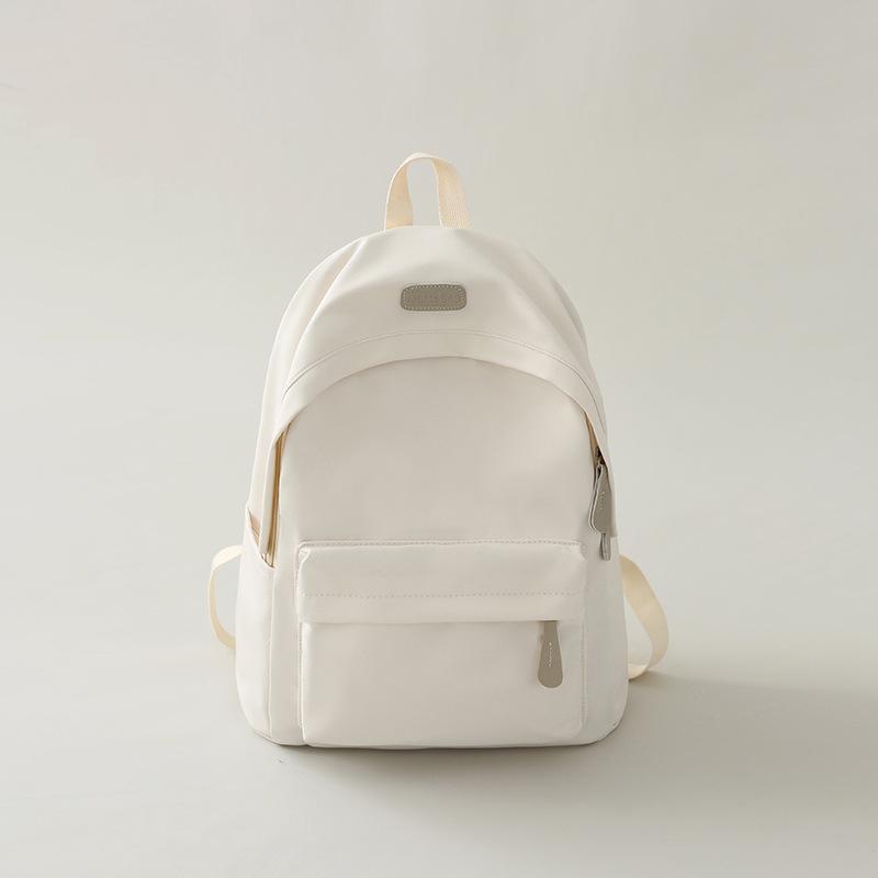 Schoolbag Korean Waterproof Backpack Female High School College Student Junior High School Student Schoolbag Korean Version Ins Simple Versatile