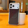 Carbon Fiber Pattern Magnetic Case For iPhone 17 16 15 Pro Max Plus Air For Magsafe Business Shockproof Retro Lines Cover