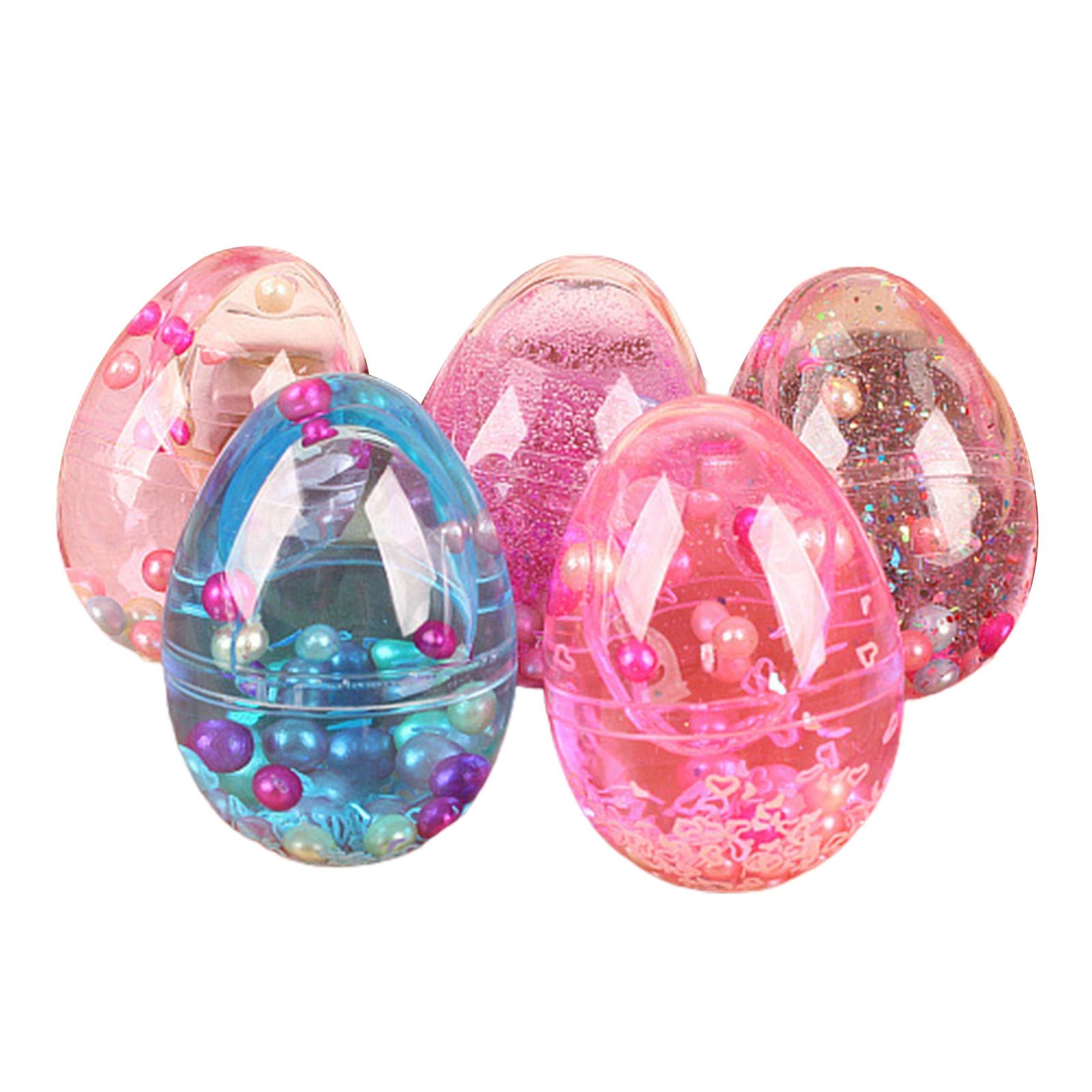 

DIY Slime Toy - еластичне яйце, штучна перламутрова кристалічна хмара, антистресові вентиляційні іграшки Random Color