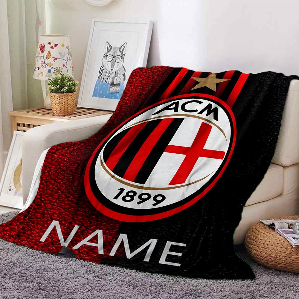 Custom Name Juventus Crest blanket for Couch & Bed, Plush Cozy Fuzzy Blanket Super Soft & Warm Blankets for Fall and Winter. 0908258