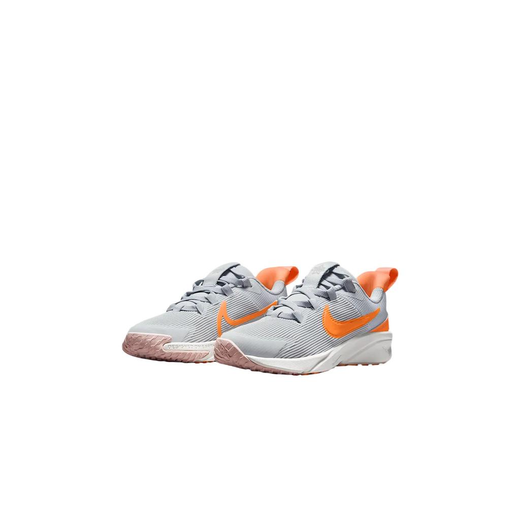 Nike Star Runner 4 PS Pure Platinum Peach Cream Kids Sneakers Grey Echo-Pink Summit-White DX7614-008