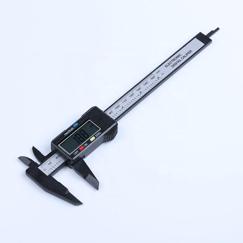 150mm 6 Inch Simple Plastic Digital Vernier Calipers 0-150 mm чёрный