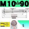 Stainless Steel Expansion Screw: Hexagonal Head with Internal Expansion (304/201), Sizes M6, M8, M10, M12.